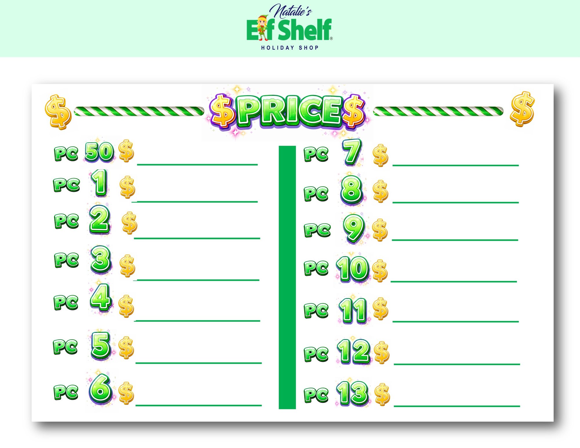 price poster elf shelf for website